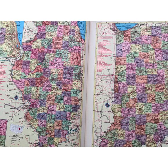 Hammond’s New Supreme World Atlas – 1953 Vintage Edition, Garden City Books - Picture 9 of 10